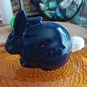 Vintage Cotton Ball Rabbit Dispenser Andre Richard Japan